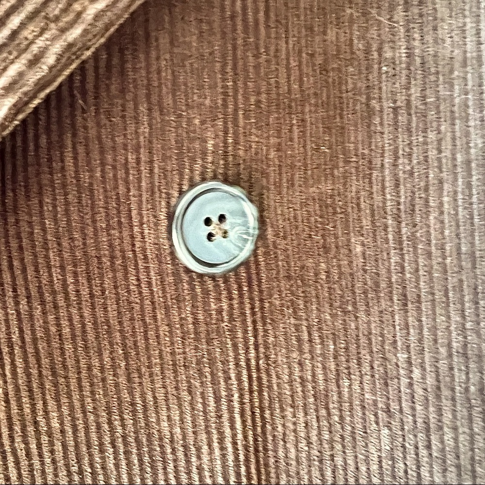 Vintage Gap Men’s Dark Green Wide Wale Corduroy Blazer Jacket Size Large - Picture 10 of 13